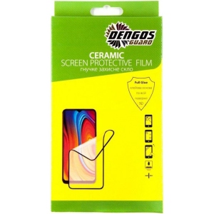 Захисне скло для смартфону DENGOS Ceramic Film for Samsung Galaxy M22 Black (TGCF-13) в інтернет-магазині