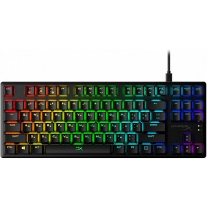 Клавіатура дротова ігрова HyperX Alloy Origins Core Blue RGB RU Black (4P5P2AX#ACB) USB