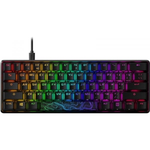 Клавіатура дротова ігрова HyperX Alloy Origins 60 HX Red RGB Black (4P5N0AA) офіційний магазин