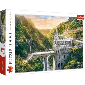 Пазли картонні (8 +) Trefl "Святилище Лас-Лахас, Колумбія"(1000 елм.) (10724)