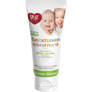 Зубна паста дитяча Splat Baby 0-3 Яблуко-банан 40 мл (4603014006233)
