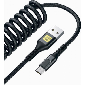 Кабель синхронізації даних Luxe Cube Dynamic USB-micro USB 1.5 м Black (4446689101236) інтернет-магазин
