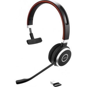 Навушники накладні бездротові Jabra Evolve 65 MS Mono Black (6593-823-309) в інтернет-магазині