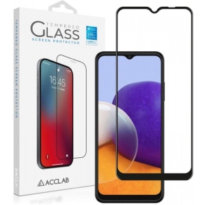 Захисне скло для смартфону ACCLAB Full Glue for Samsung Galaxy A22 SM-A225 Black (1283126512551) купити в Києві
