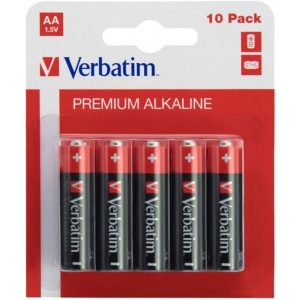 Батарейка тип AA Verbatim Alkaline AA/LR06 BL 10 шт. (49875)