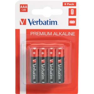 Батарейка тип AAA Verbatim Alkaline AAA/LR03 BL 8 шт. (49502)