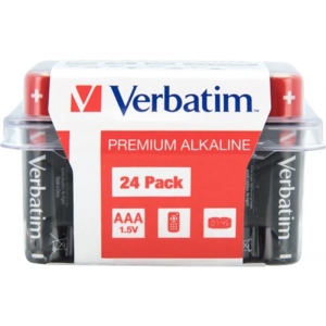 Батарейка тип AAA Verbatim Alkaline AAA/LR03 BL 24 шт. (49504)