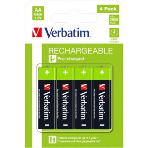 Акумулятор тип AA Verbatim AA/HR06 NI-MH 2600 mAh BL 4 шт. (49517)