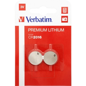 Батарейка тип CR2016 Verbatim Premium CR2016 BL 2 шт. (49934) ціни