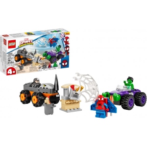 Конструктор LEGO Spidey Битва Халка з Носорогом на вантажівках (10782)