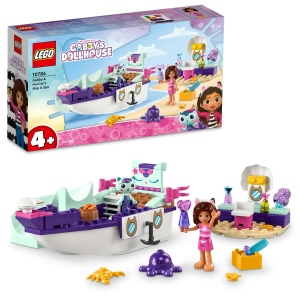 Конструктор LEGO Gabby's Dollhouse Корабель і спа Ґаббі й Нявки (10786)