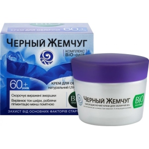 Уцінка - Крем для обличчя Черный Жемчуг BIO Програма 60+ 50мл #