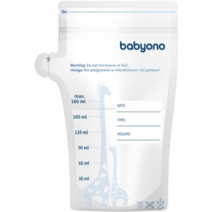 придбати Пакет для зберігання грудного молока BabyOno 180 мл., 30 шт. (1084)