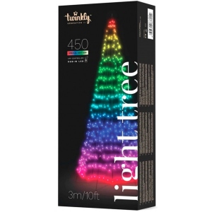 Гірлянда-ялинка Twinkly Smart LED Light Tree RGBW 450, Gen II, IP44, висота 3 м (TWP500SPP-BEU)