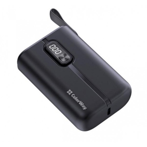 Батарея мобільна Colorway Full Power 10000mAh Black (CW-PB100LPK2BK-PDD)