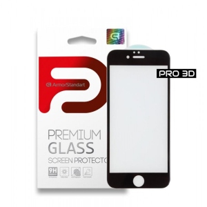 Захисне скло для смартфону Armorstandart Pro for Apple iPhone 6S Black 0.33mm 3D (ARM55368-GP3D-BK) замовити в Україні