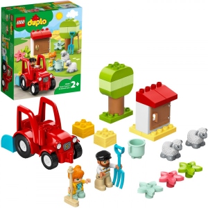 Конструктор LEGO DUPLO Сільськогосподарський трактор і догляд за тваринами (10950)