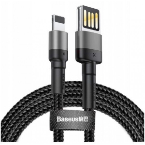 Кабель синхронізації даних Baseus Cafule Special Edition USB-Lightning 1m Grey (CALKLF-GG1)