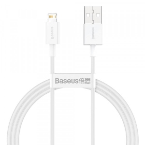 Кабель синхронізації даних Baseus Superior Fast Charging USB-Lightning 2m White (CALYS-C02)