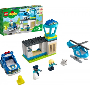 Конструктор LEGO DUPLO Town Поліцейська дільниця та гелікоптер (10959)