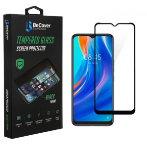 Захисне скло для смартфону BeCover for Tecno Spark 7 Black (706780)