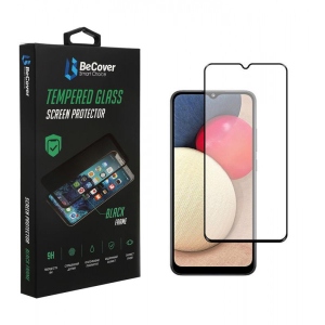 Захисне скло для смартфону BeCover for Samsung Galaxy A03s SM-A037 Black (706776)