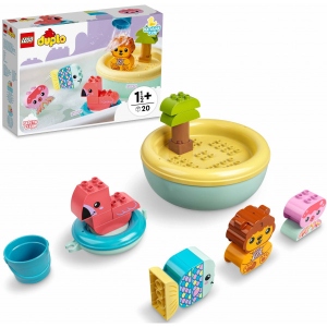 Конструктор LEGO DUPLO My First Веселе купання: Плаваючий острів із тваринами (10966)
