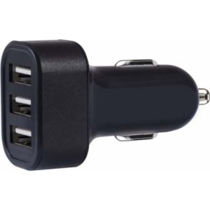 Автомобільний зарядний пристрій Griffin 3-Port 4.8A USB Black (GP-008-BLK)