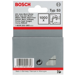 Скоби Bosch 1000 шт. (1.609.200.365)