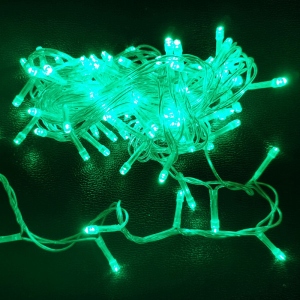 Гірлянда лінійна Novogod'ko 100 LED зелена 5 м 8 реж. (973756)