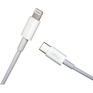Кабель синхронізації даних XO NB113 18W PD USB Type-C-Lightning 1 m White (00000011382)