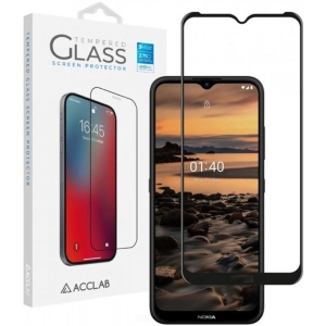 Захисне скло для смартфону ACCLAB Full Glue for Nokia 1.4 Black (1283126511790) купити в Києві