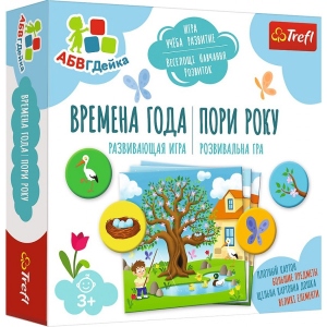 Настільна гра розвиваюча (3-4 роки) Trefl "Пори року" / "АБВГДейка"  (2157)