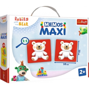 Настільна гра мемо (до 2 років) Trefl  "Мемос MAXI Ведмедики" (2332)