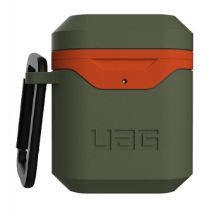 Чохол для навушників UAG Apple Airpods Std. Issue Hard 001 (V2) Olive/Orange (10242F117297)
