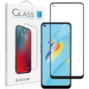 Захисне скло для смартфону ACCLAB Full Glue for Oppo A54 Black (1283126512674)