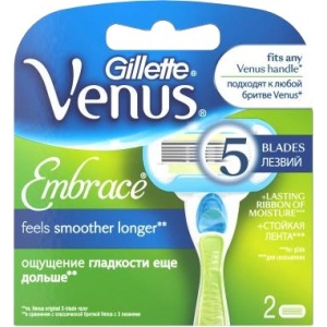 Картридж для станка жіночого Gillette VENUS Embrace 2шт