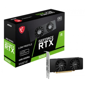 Відеокарта MSI RTX 3050 6GB GDDR6 (RTX 3050 LP 6G OC)