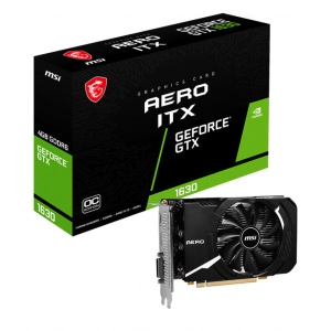 Відеокарта MSI GeForce GTX 1630 4GB GDDR6 AERO ITX OC (912-V809-4216)