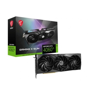 Відеокарта MSI GeForce RTX 4060 Ti GAMING X SLIM Black 16G