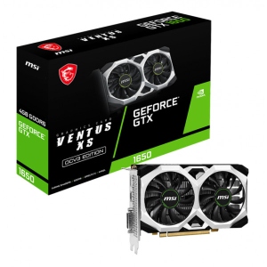Відеокарта MSI GeForce GTX 1650 4GB GDDR6 VENTUS XS OCV3 (912-V812-004)