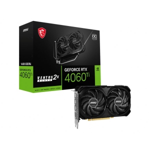 Відеокарта MSI GeForce RTX 4060 Ti VENTUS 2X BLACK OC 16GB GDDR6