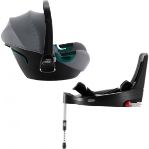 Автокрісло Britax-Romer BABY-SAFE iSENSE Frost Grey з платформою FLEX BASE iSENSE