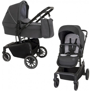 Коляска універсальна 2 в 1 Baby Design Zoy 17 Graphite