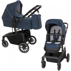 Коляска універсальна 2 в 1 Baby Design Zoy 03 Navy