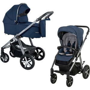 Коляска універсальна 2 в 1 Baby Design Husky XL 203 Navy купити в Києві