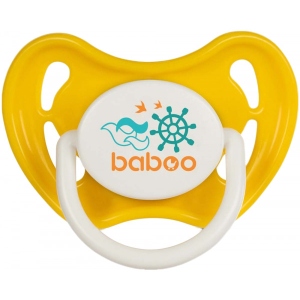 Кругла пустушка Baboo Marine 0+ міс Yellow (5-044)
