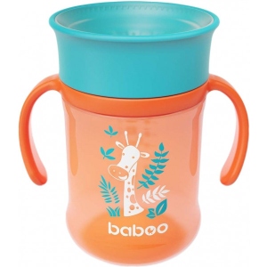 Чашка-непроливайка дитяча Baboo 300 мл Safari Orange (8-134)