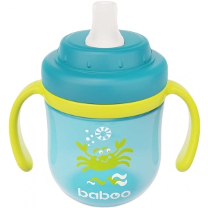 Чашка-непроливайка дитяча Baboo 200 мл Marine Green (8-131)