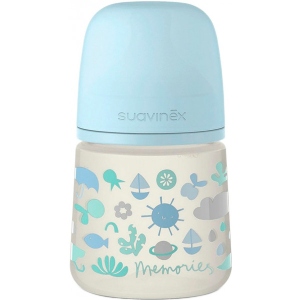 Пляшка для годування Suavinex Memories - історії малюків блакитна (307109) Київ